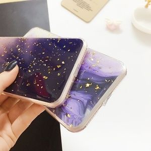 Accessories - NEW iPhone XR Purple and Gold Foil Case Accessories - NEW iPhone XR Purple and Gold Foil Case